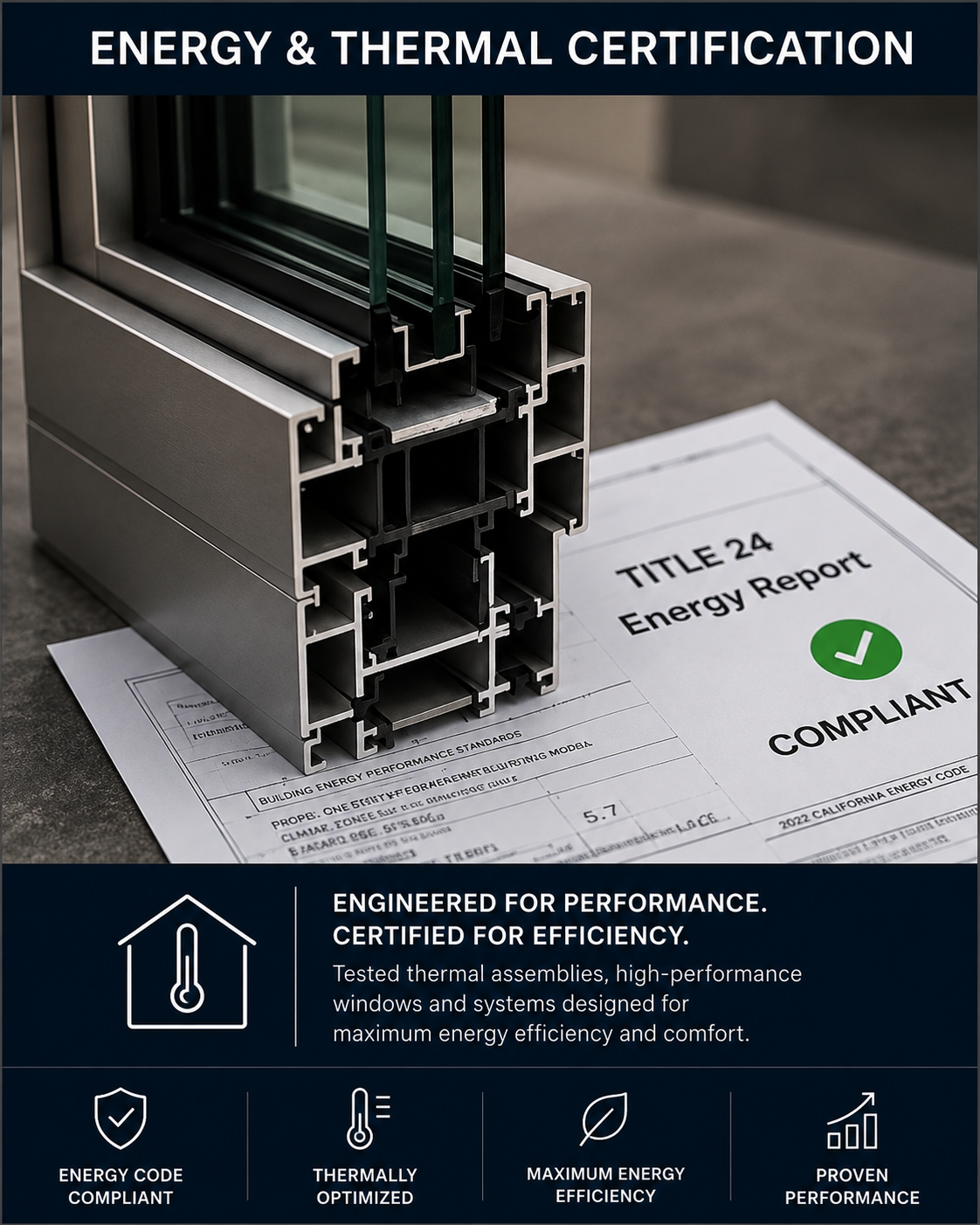 Energy code compliance, documented three times over